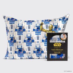 Star Wars™ & Kitsch Satin Pillowcase?in R2-D2 & C-3PO