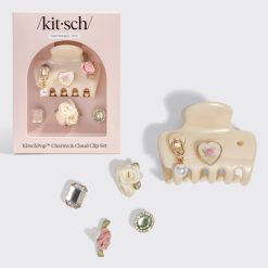 KitschPop™? Cloud Clip & Charms in Pearlized Cream